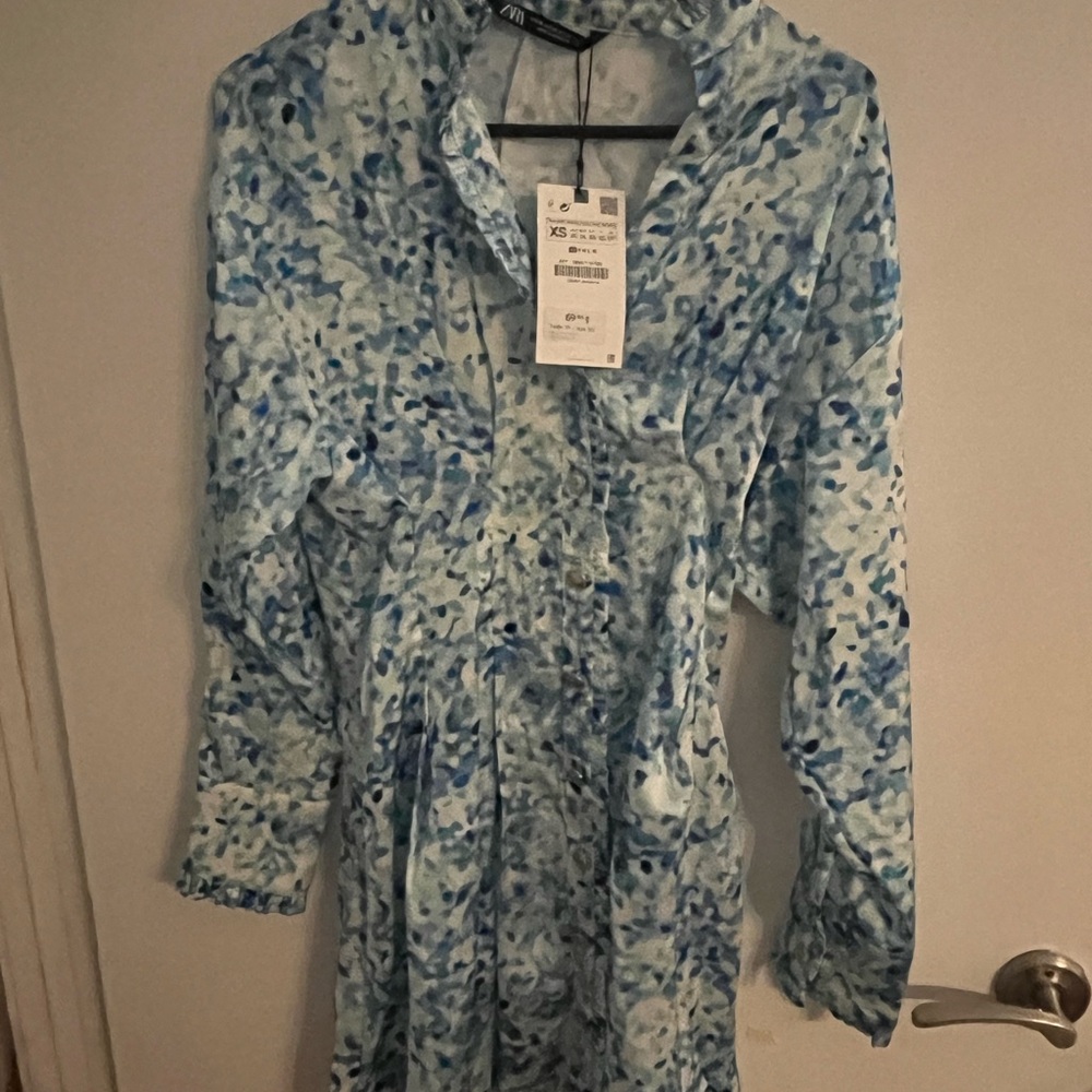 Zara shirt dress, tags still on